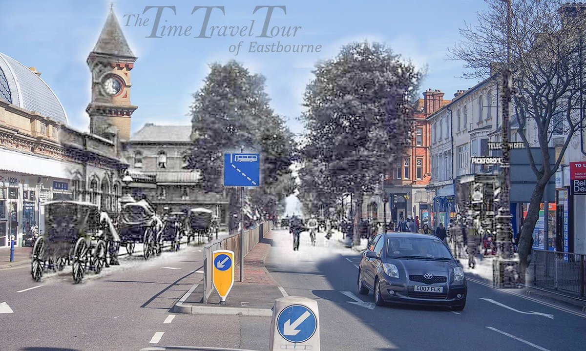 TheTimeTravTour's tweet photo. #Eastbourne #ThenAndNow #history  https://t.co/TGQiXX9gi7 https://t.co/AKVQqkyXt5