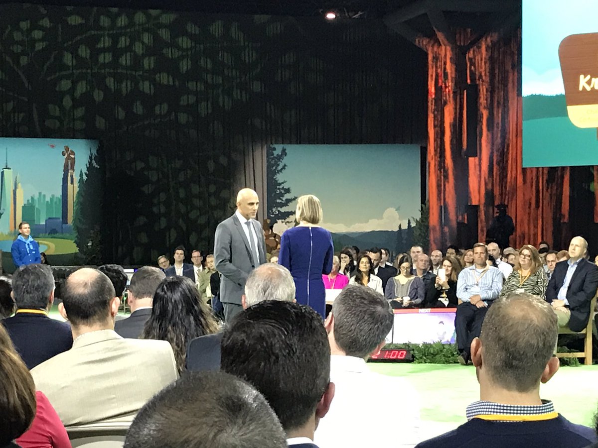 Congrats to <a href="/rmahna2/">Rohit Mahna</a> on being named an "honorary woman" by Sally Krawcheck at the FSI Keynote at #salesforcetour NYC.