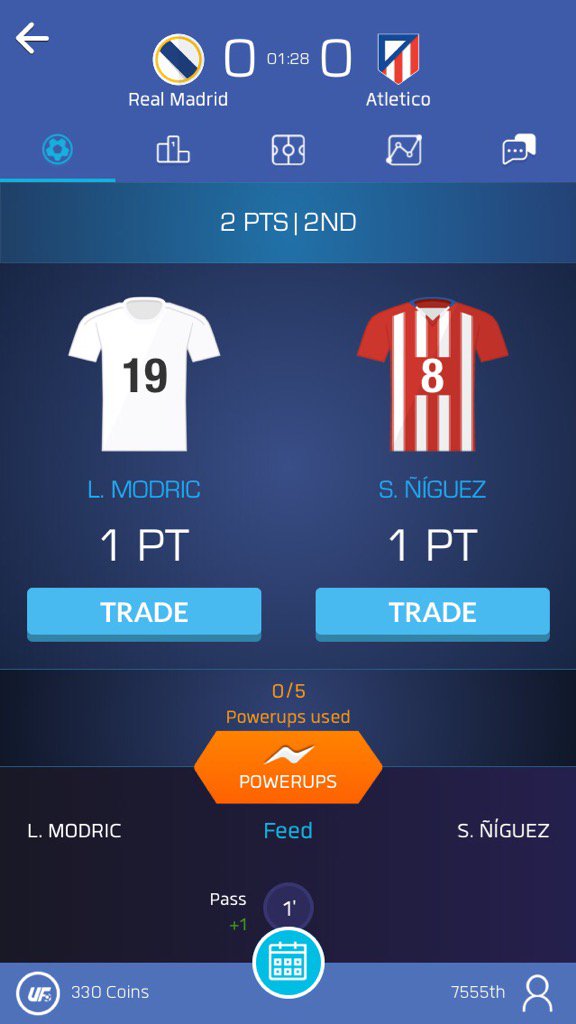 ToonDailyNUFC's tweet photo. I just drafted Luka Modric &amp; Saúl Ñíguez on @UltimateFanLive for Real Madrid v Atlético Madrid https://t.co/ITXdT2jL69