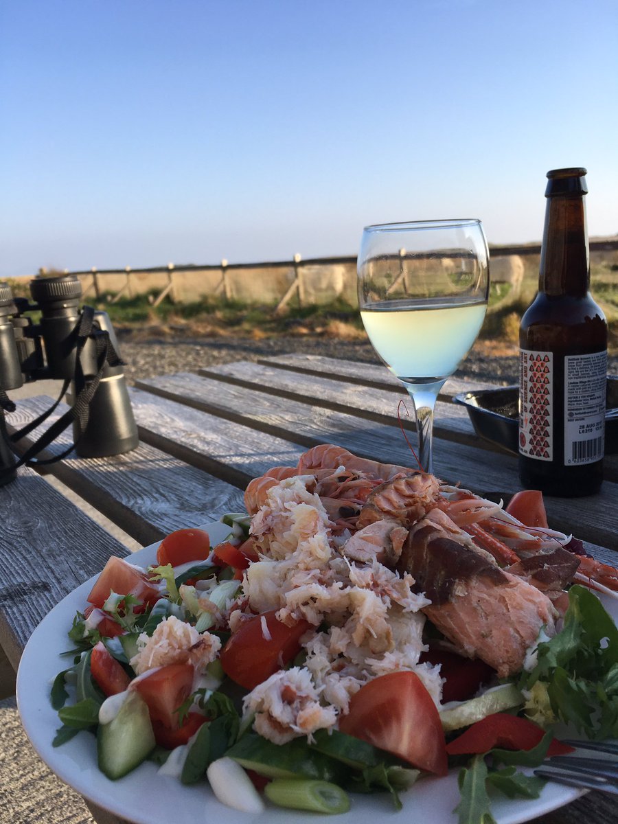 Beautiful seafood salad with langoustine &amp; crab from <a href="/Namara_hebcatch/">Namara</a> and salmon from <a href="/SalarSmokehouse/">Salar Smokehouse Ltd</a> ! 😍