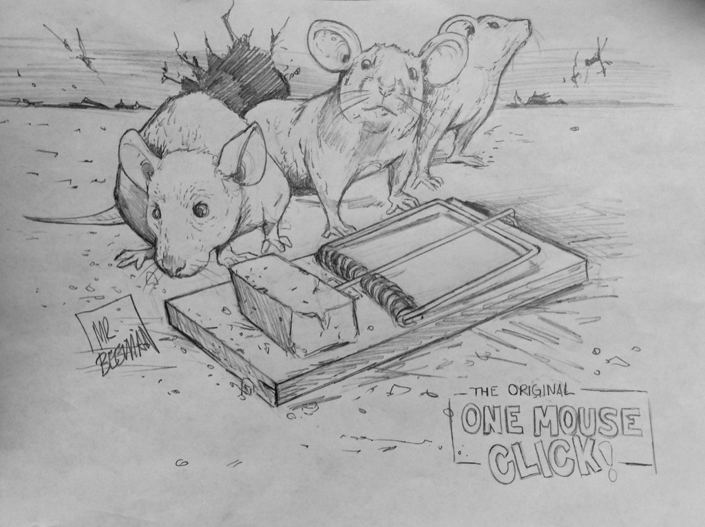 WayneBeeman's tweet image. The original one mouse click. #mouseclick #mice