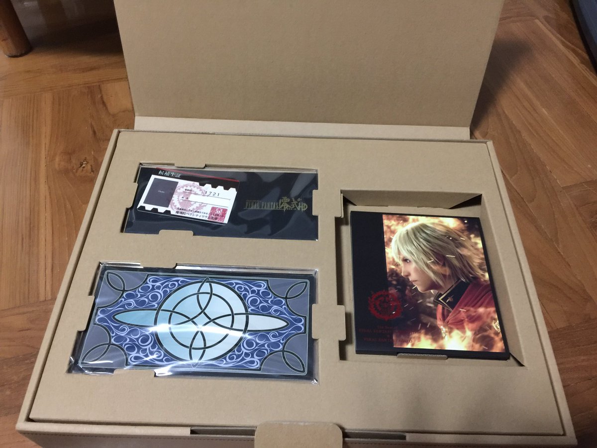 SlothMachineTH's tweet image. Ayee, finally I got this boxset 😍😆 #fftype0 #finalfantasy #classzero