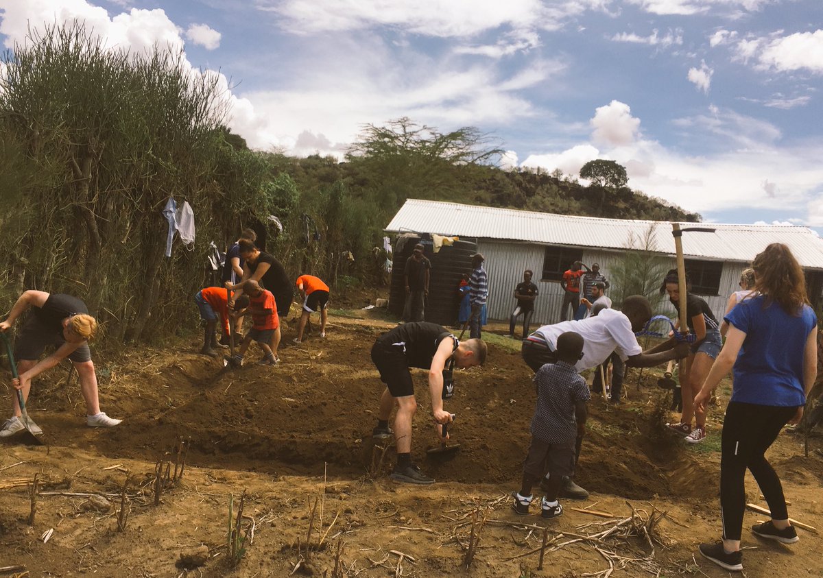 DerbyColSport's tweet photo. The derby college sport Kenya project begins! Build started...let's do this! #kenya17 #sport #doabit #inspire #educate #elevate #onelove https://t.co/BS5uIlrwwh