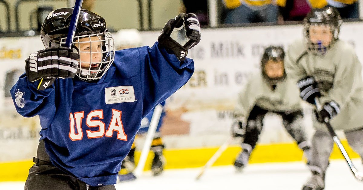 usahockey's tweet photo. A record 115,694 8-and-Under players participated in the 2016-2017 season. Details: https://t.co/2BTCvGjtF7 https://t.co/90fgJCNAQY