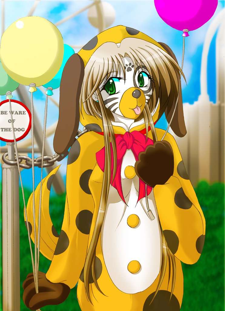 Tailfin A Twitter 着ぐるみ姿で遊園地のお仕事 犬のマスクで口が利けないので 風船はいかが とジェスチャーで客引き Pixivでリクエスト頂いた 着ぐるみをイメージしたイラストです Tailfin A Twitter 着ぐるみ姿で遊園地のお仕事 犬のマスクで口が利けないので 風船はいかが とジェスチャーで客引き Pixivでリクエスト頂いた 着ぐるみをイメージしたイラストです