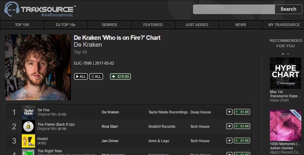 De Kraken's 'Who is on Fire?' chart on <a href="/traxsource/">Traxsource</a> w/ tracks by <a href="/rivastarr/">Riva Starr</a> <a href="/ChrisSimmonds/">ChrisSimmonds</a> <a href="/djtoddterry/">Todd Terry</a> and more! 🎶▶️ traxsource.com/title/798252/d…