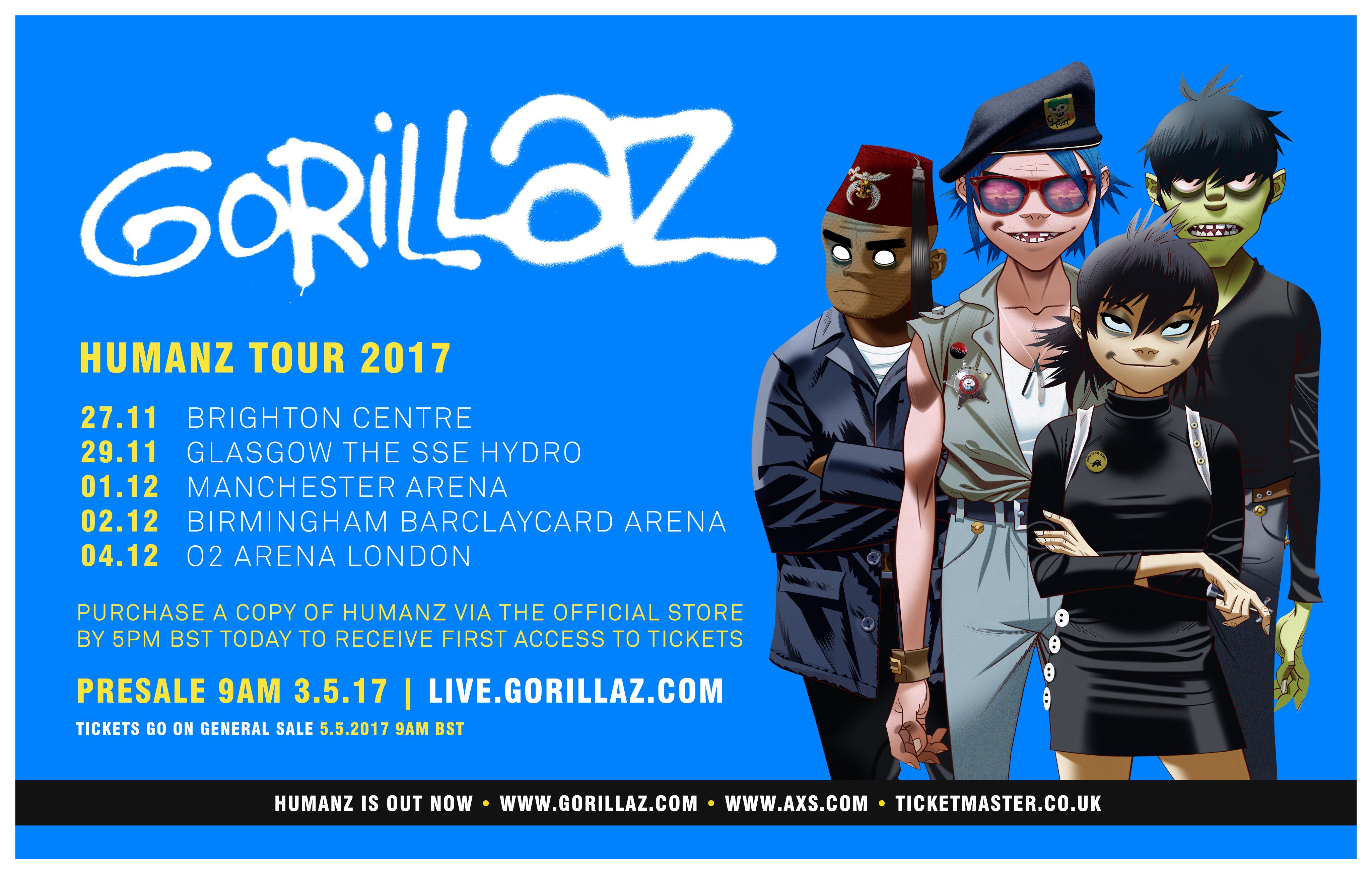 Gorillaz  Official Store