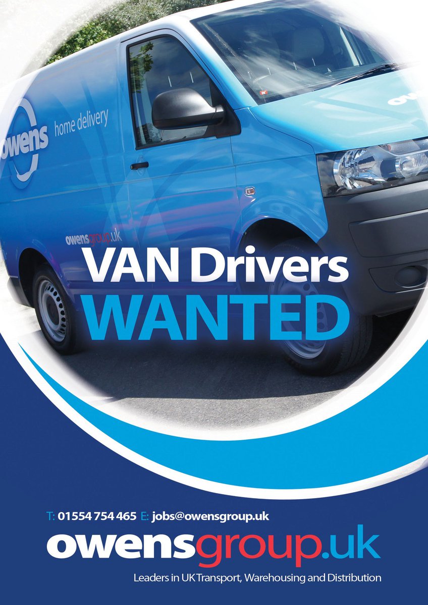 self employed van driver jobs