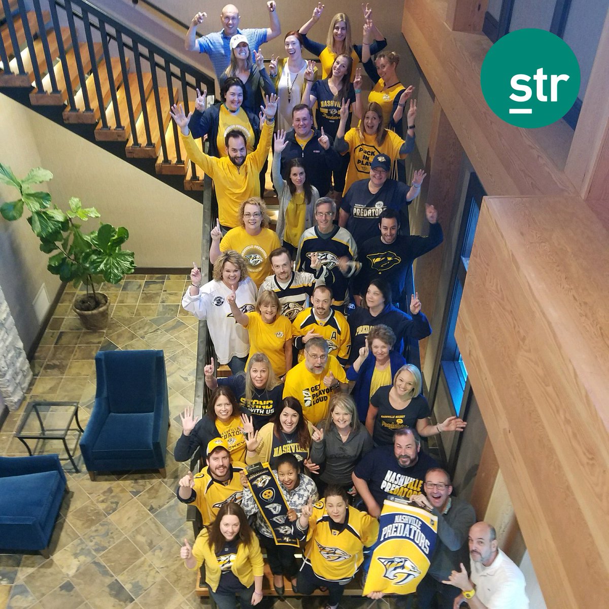 Our Hendersonville office showing their support for the #Preds! <a href="/PredsNHL/">Nashville Predators</a>