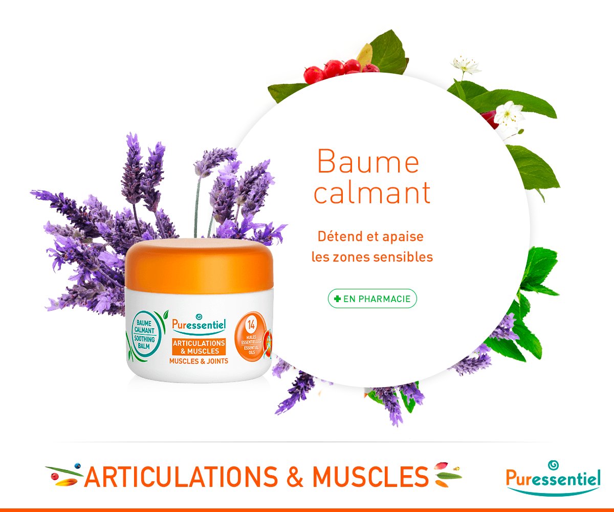 Puressentiel's tweet image. Idéal pour les #sportifs, le Baume Calmant A&amp;amp;M aide à soulager rapidement les douleurs articulaires. 😉 💪 bit.ly/BAUME__CALMANT