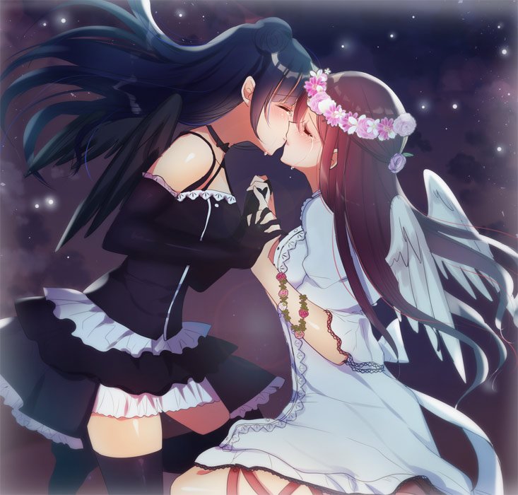 Anime girl lesbian only pic