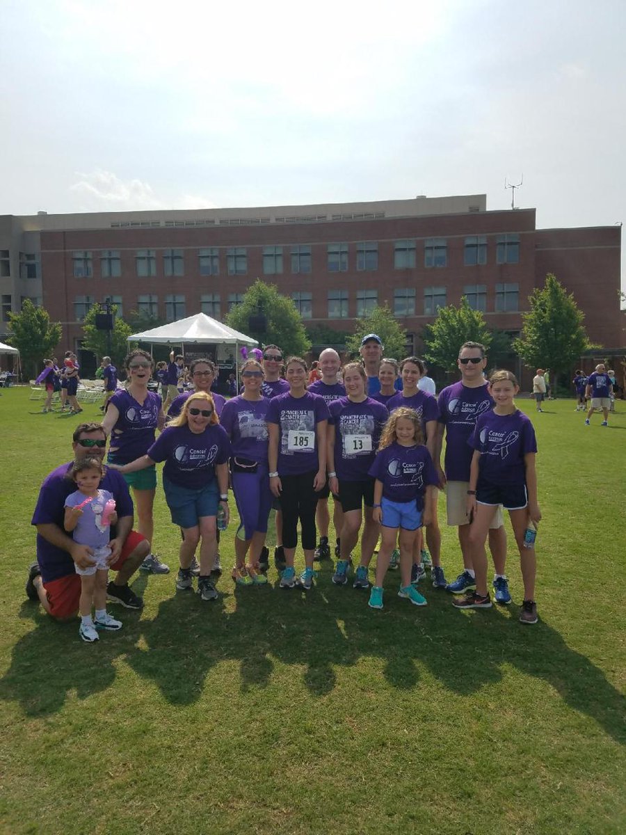 Allucent_CRO's tweet photo. #CatoResearch Cancer Advances Team had a great time at the Raleigh/Durham #PurplesStride raising awareness & support for pancreatic cancer. https://t.co/wqf6ODPgY0