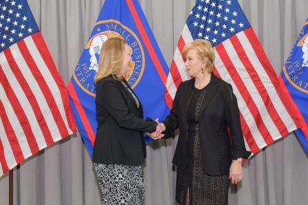 SBAsouthcentral's tweet image. Congratulations Sherrill Lester @QMFSteel #SBA National #PrimeContractor of the Year!  #SmallBusinessWeek #womeninbusiness