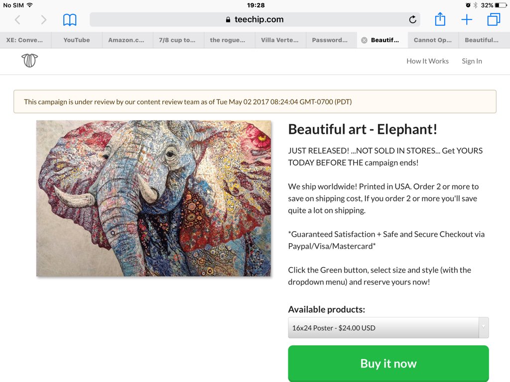 My art is being sold as prints illegally without my permission <a href="/TeeChipOfficial/">TeeChip</a> <a href="/teechipshirts/">TeeChip</a> Hopfully it will stop soon...