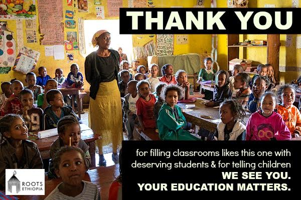 rootsethiopia's tweet photo. A great big THANK YOU from the bottom of our hearts. <3 #education #Ethiopia #school #possibilitiesnotproblems https://t.co/VsXC8I1giK