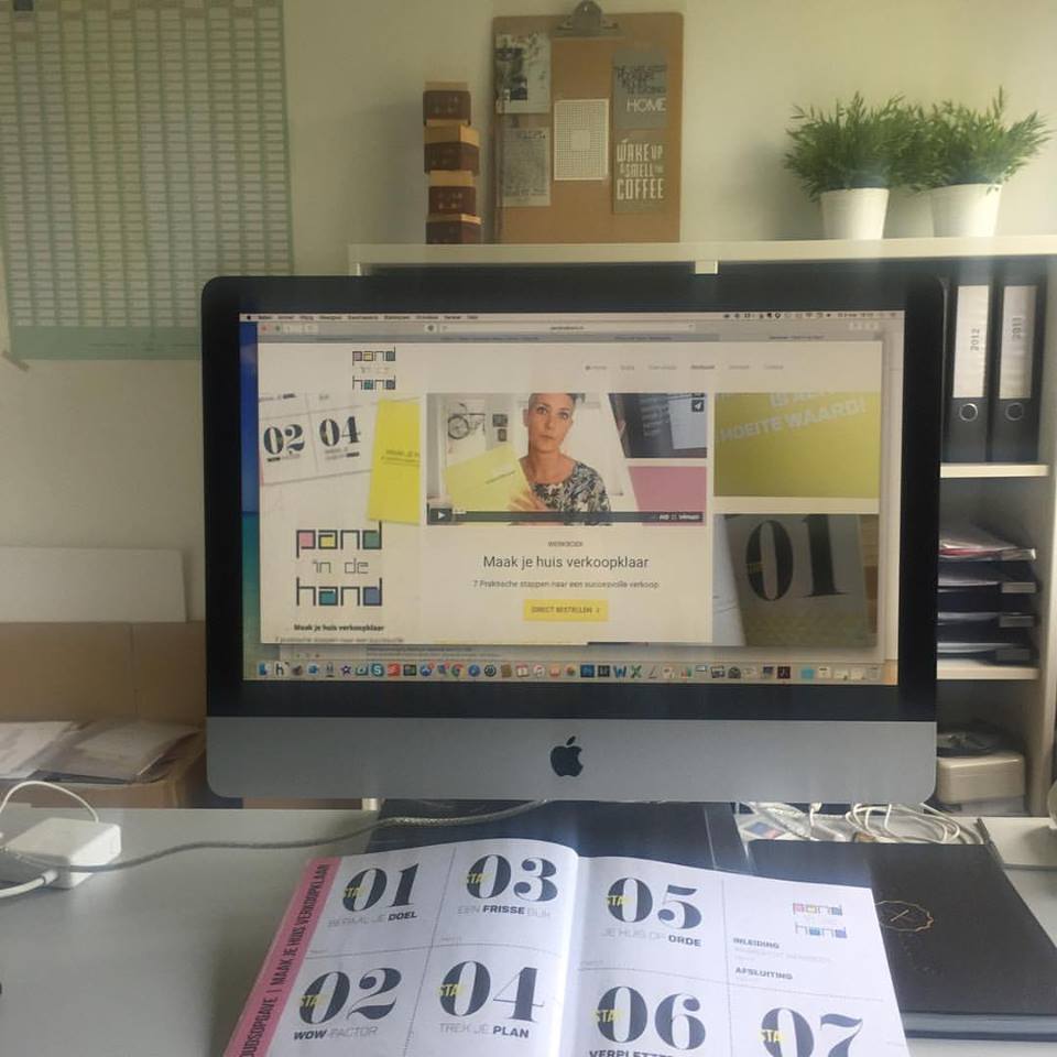 Naast de checklists wordt ook de website vernieuwd. We maken het leuker en makkelijker! #sneakpeek #pandindehand #maakjehuisverkoopklaar