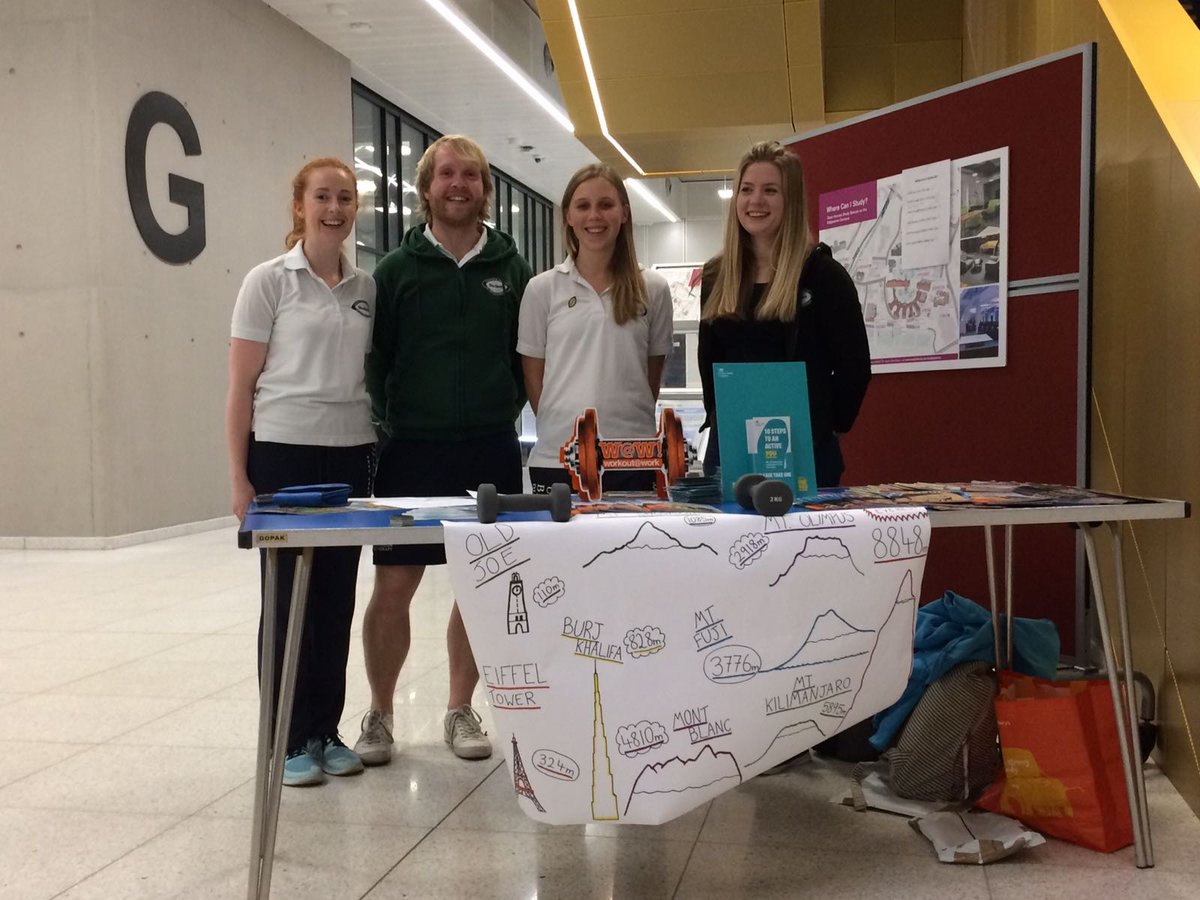 Only 10 minutes left of our #workoutatwork17 <a href="/unibirmingham/">Uni of Birmingham</a> library. We've reached Mont Blanc so far 🏃🏃@cspstudents