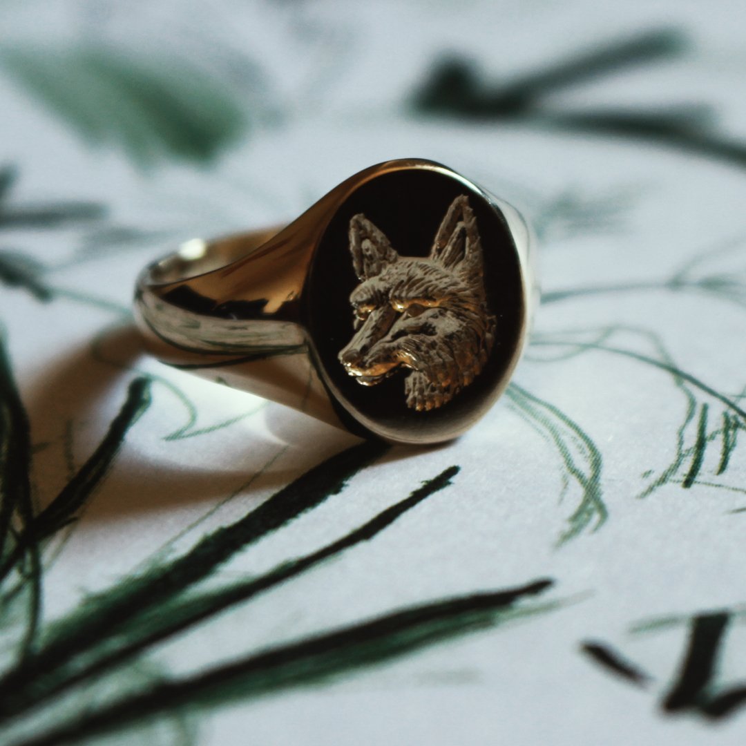 Vagabond House Pewter Fox Napkin Ring