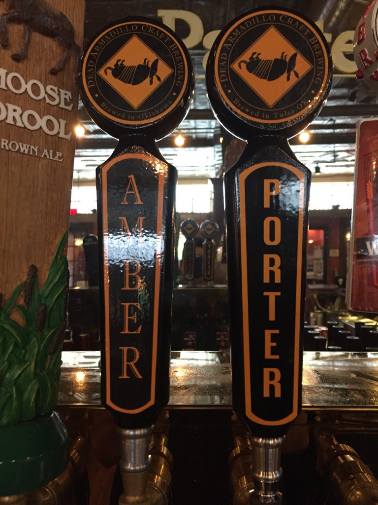 CGDraftServices's tweet image. Just added the Dead Armadillo Amber and Inland Porter to the lineup at Painted Horse in Bartlesville.  #drinklocal