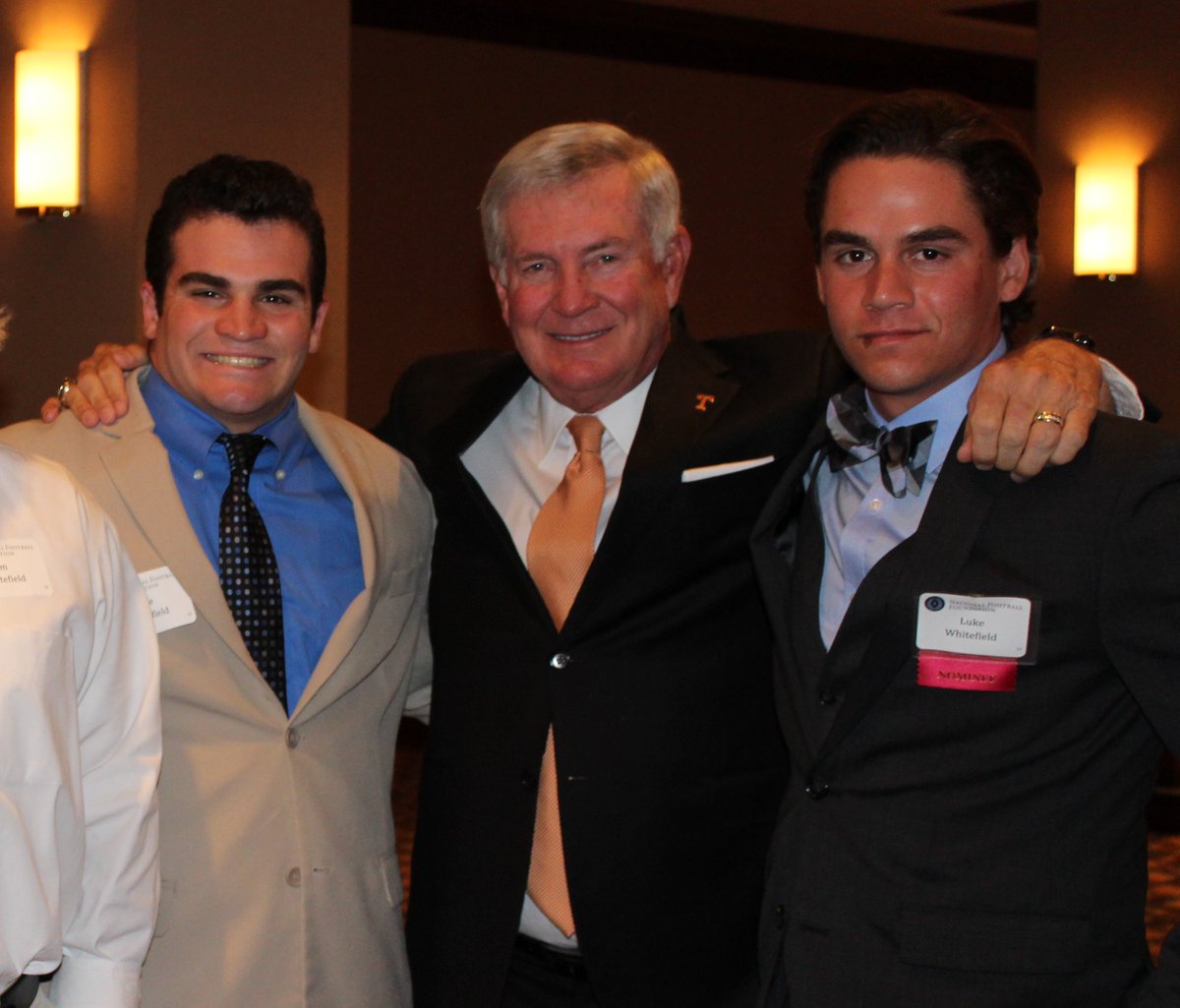 The Whitefield boys from <a href="/McCallumHS/">McCallum HS</a> with @ESPN_CoachMack at the <a href="/NFFAustin/">NFFAustin</a> banquet last night <a href="/AISDAthletics/">Austin ISD Athletics</a> <a href="/macstudentmedia/">MAC Journalism</a> #aisdproud