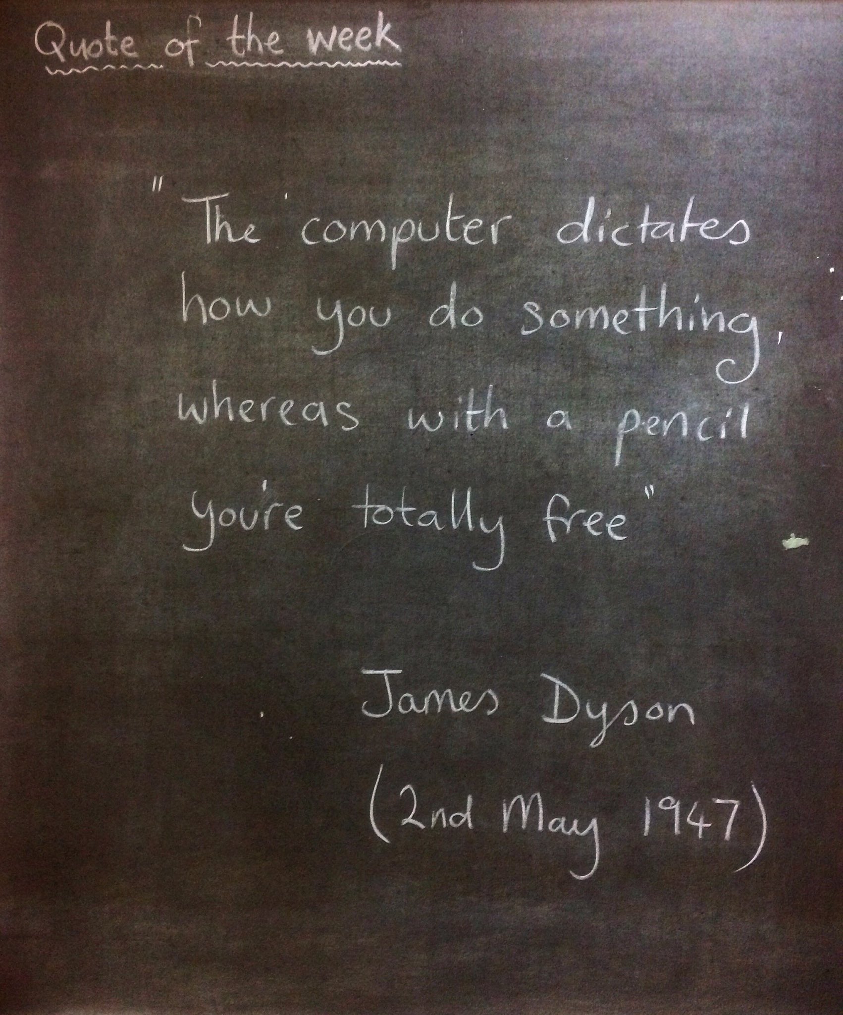   Happy Birthday James Dyson   