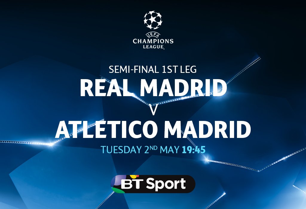 TNTSportsTrade's tweet photo. Two hours to go! This is a game you do not want to miss. #UCL https://t.co/8EJntvwggN