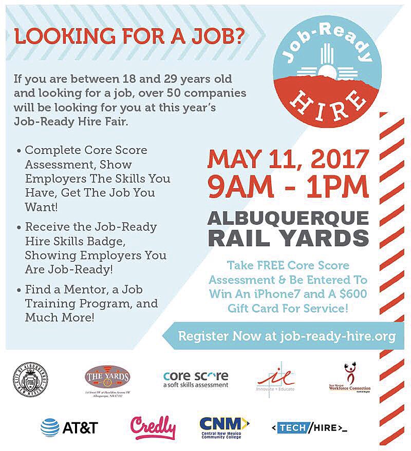 IENM's tweet photo. Come to the Albuquerque Rail Yards Over 50 companies will be looking to hire! #IHeartSkills #NMJobs #ABQ https://t.co/1Z83FpDA6a https://t.co/3z74lrAjhZ