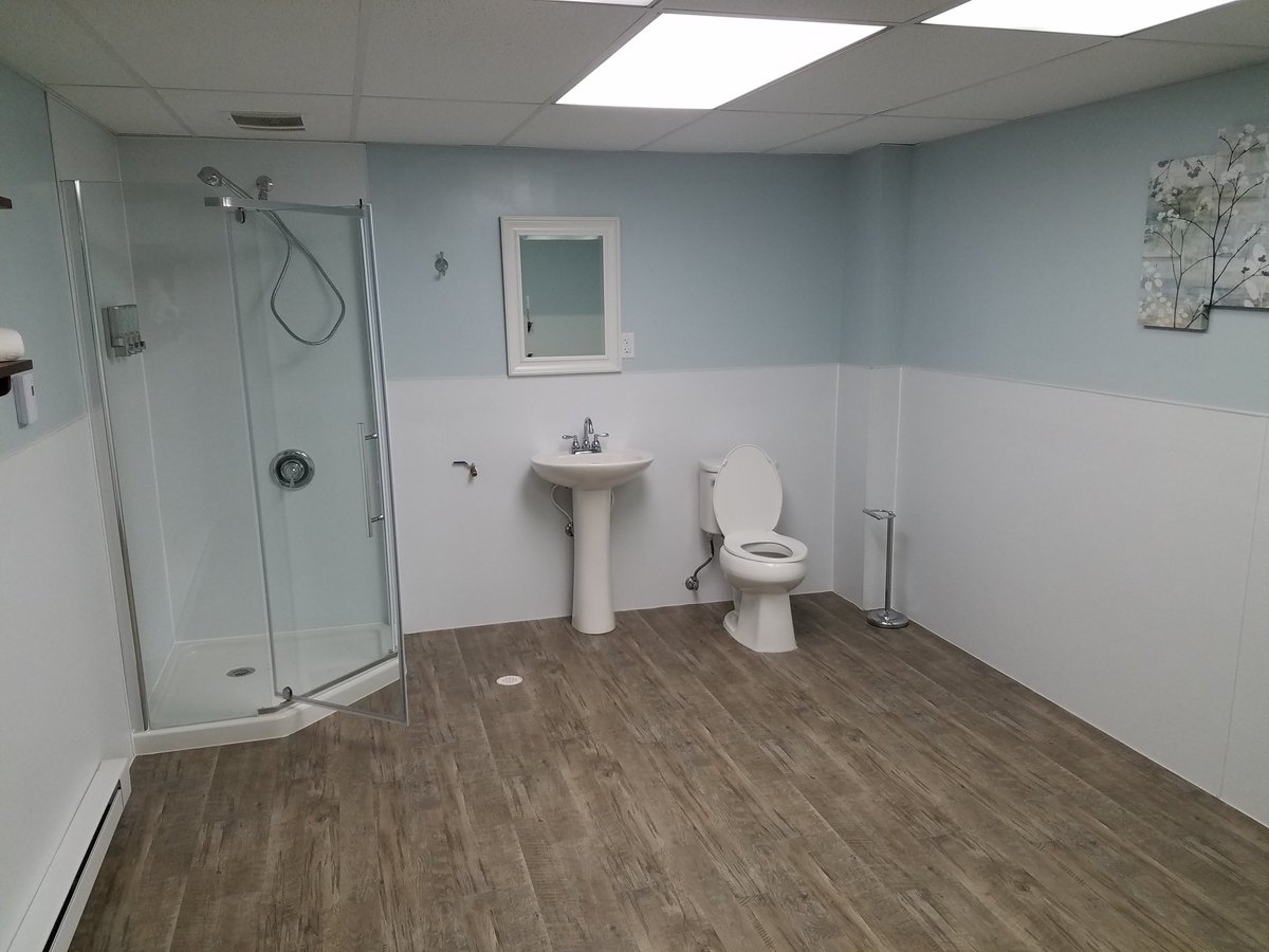 Our first float room is finished. Just waiting on the tank.