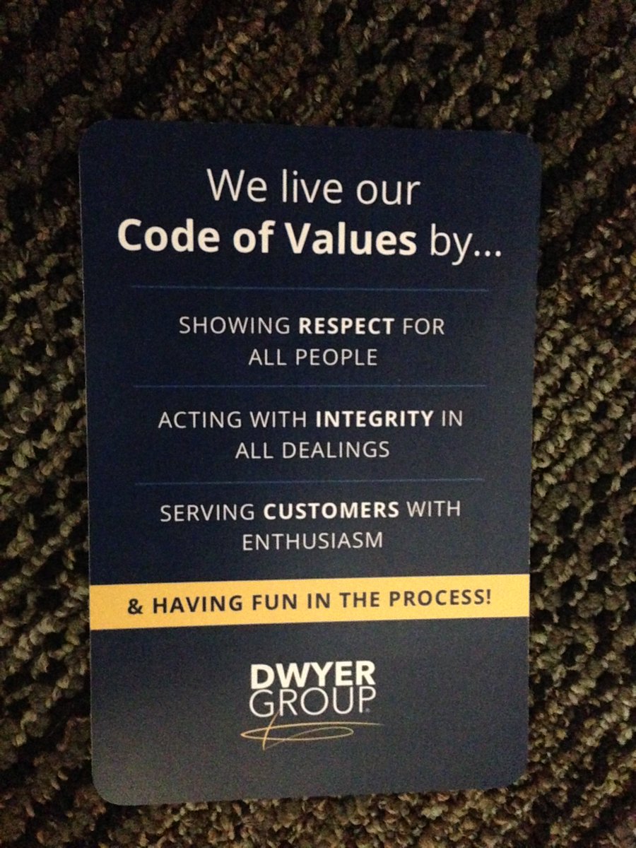 Rainbow_Rstr_SF's tweet image. We live by this Every Day! #CodeofValues #DwyerGroup #RainbowSF
