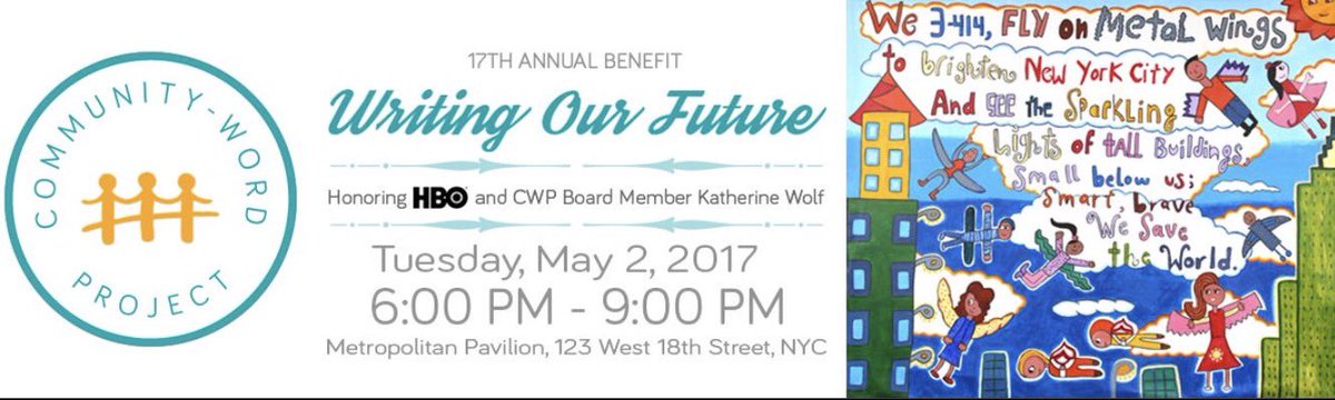 katieholten's tweet image. Thrilled to support @CommunityWordPr and the fantastic work they do in NY public schools. 501auctions.com/communitywordp… #WritingOurFuture #CWP