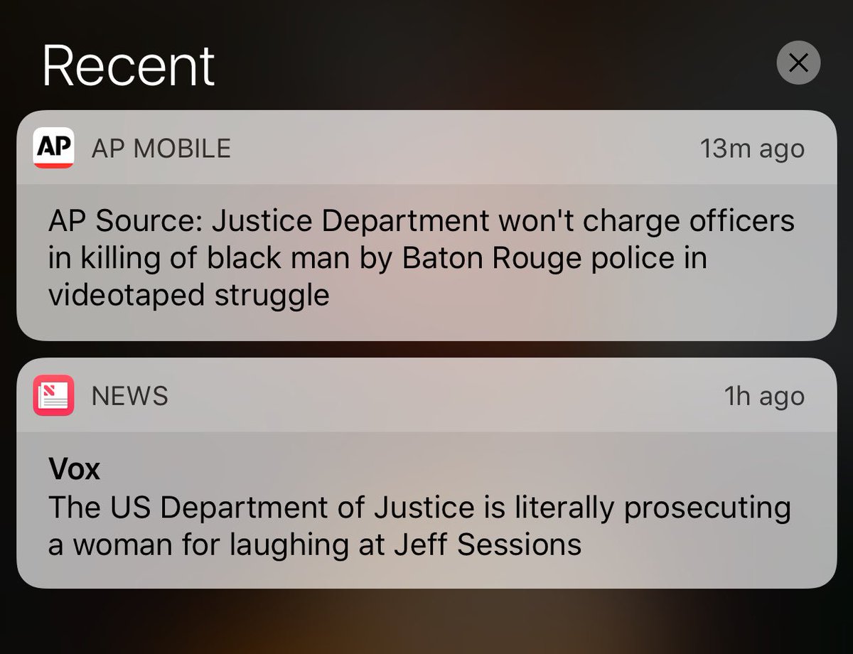 We are literally in a real life meme. The view from my iPhone. #AltonSterling