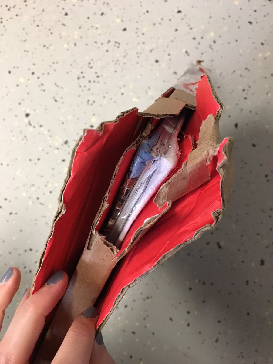 chalainee's tweet image. When @UPS delivers your package and it's totally destroyed - TWICE. #horribleservice #damagedgoods #sosad