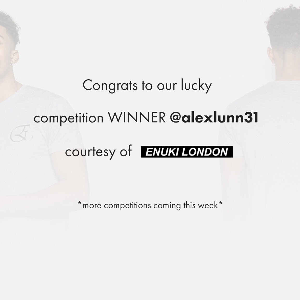 fiveto_five's tweet image. Congrats to Alexlunn31 on Insta who won our giveaway courtesy of Enuki London! Make sure you keep updated to our page for more giveaways!👕‼️