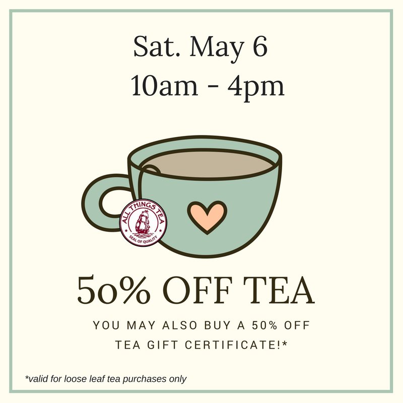 All Things Tea (@all_things_tea) on Twitter photo May 6! 50% OFF #tea or tea gift certificates! 10am-4pm, 681 Belmont Ave. W. Kit <a href="/BelmontFoodAve/">Belmont Village Food</a> <a href="/CityKitchener/">City of Kitchener</a> <a href="/KWAwesome/">KW Awesome</a> <a href="/BelmontVillagKW/">Belmont Village</a> May 6! 50% OFF #tea or tea gift certificates! 10am-4pm, 681 Belmont Ave. W. Kit <a href="/BelmontFoodAve/">Belmont Village Food</a> <a href="/CityKitchener/">City of Kitchener</a> <a href="/KWAwesome/">KW Awesome</a> <a href="/BelmontVillagKW/">Belmont Village</a>