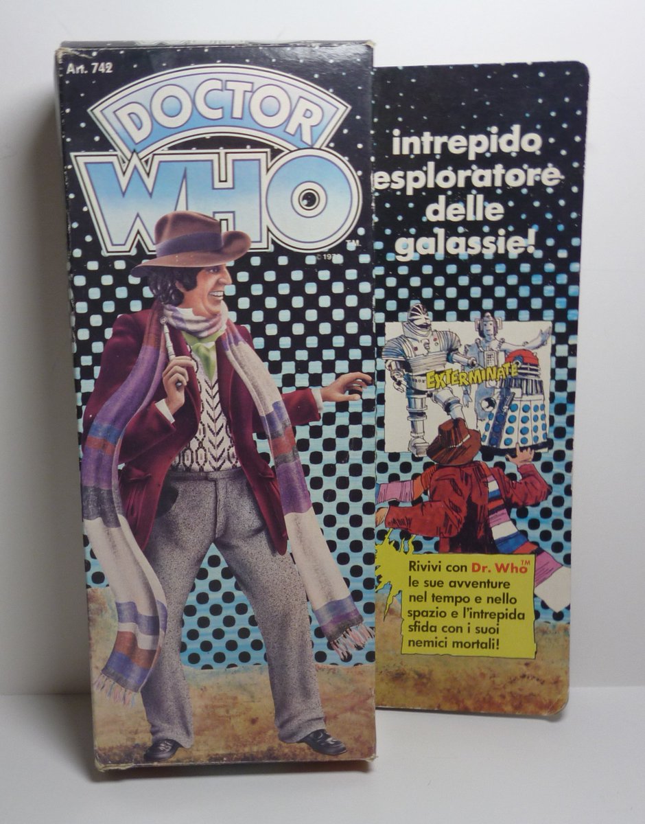 Vintage #DenysFisher 4th #DoctorWho Tom Baker Figure 1979 Original Box Italian galaxytoys.co.uk/product_previe…