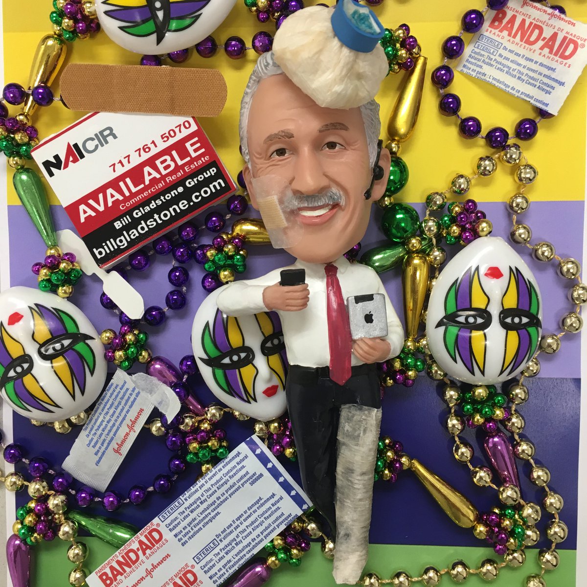 GladstoneGroup's tweet photo. Bill is still recovering from his trip to New Orleans for the 2017 SIOR Spring World Conference! #SIORSWC2017 #NOLA #NAICIRBGG https://t.co/423zKFBQZ5