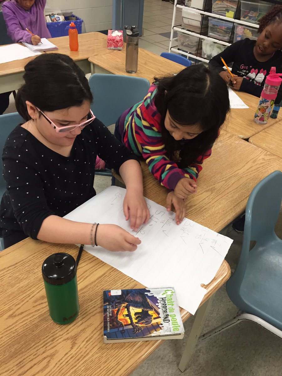 MmeSalame's tweet image. Math solving questions to identify the numerator and the denominator in the question! @StGertrudeMBC #teamwork #fractionsrule