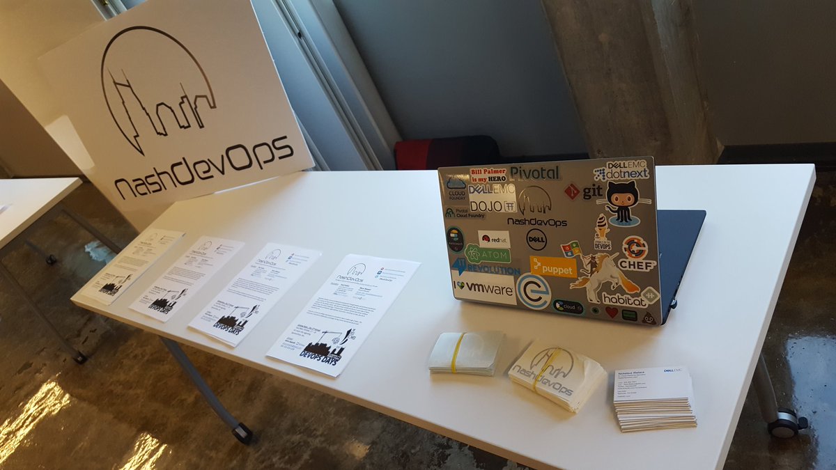 NickalausW's tweet image. @NashDevOps #nashdevops #DevOpsDaysNashville @SepanikDavis  Representing @nashtechcouncil Grand Opening!