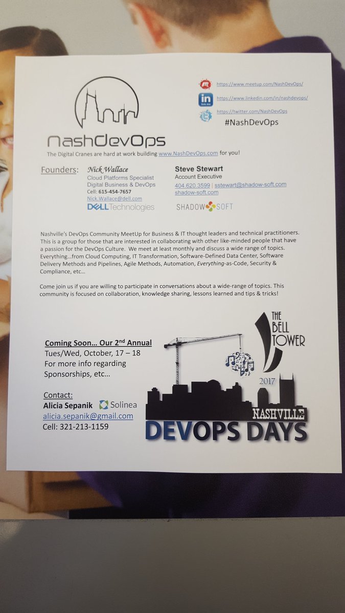 NickalausW's tweet image. @NashDevOps #nashdevops #DevOpsDaysNashville @SepanikDavis  Representing @nashtechcouncil Grand Opening!