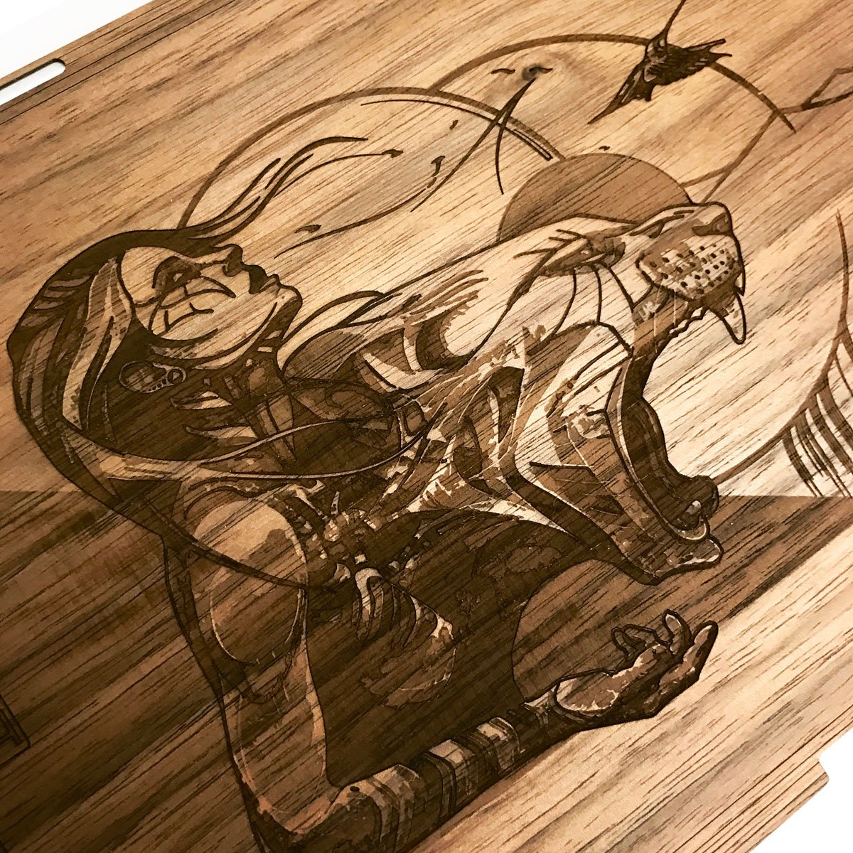Toastmade's tweet photo. Custom cover of the day. Anime design on walnut iPad Pro 9.7". Anyone know what this is from?
#ipadpro #ipadpro97 #ipadprocase #anime https://t.co/lq5KB0y4Ru