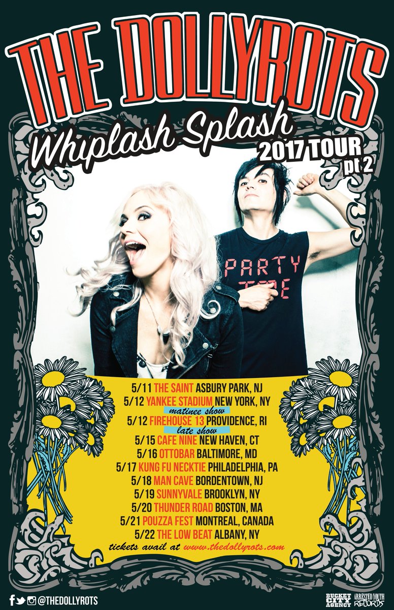 Tour dates start next week! If we have your addy you're probably getting this postcard in yer mailbox!
Tix &amp; info ➩ bit.ly/dllydts