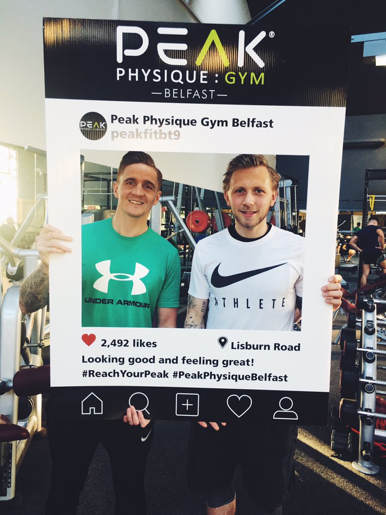 PeakPhysiqueBT9's tweet image. Loving our new #InstagramFrame made by the amazing guys @ @belfastsigns99 !🙌🏼 Can't wait to take it out this weekend with our #PeakPR girls!