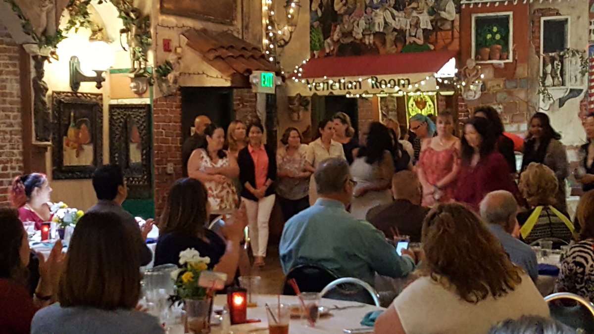 rwolf1221's tweet photo. Celebrating all our PTA does for kids at the Annual End of Year banquet #PTA #partnersforkids https://t.co/5gMDLU9Nwz