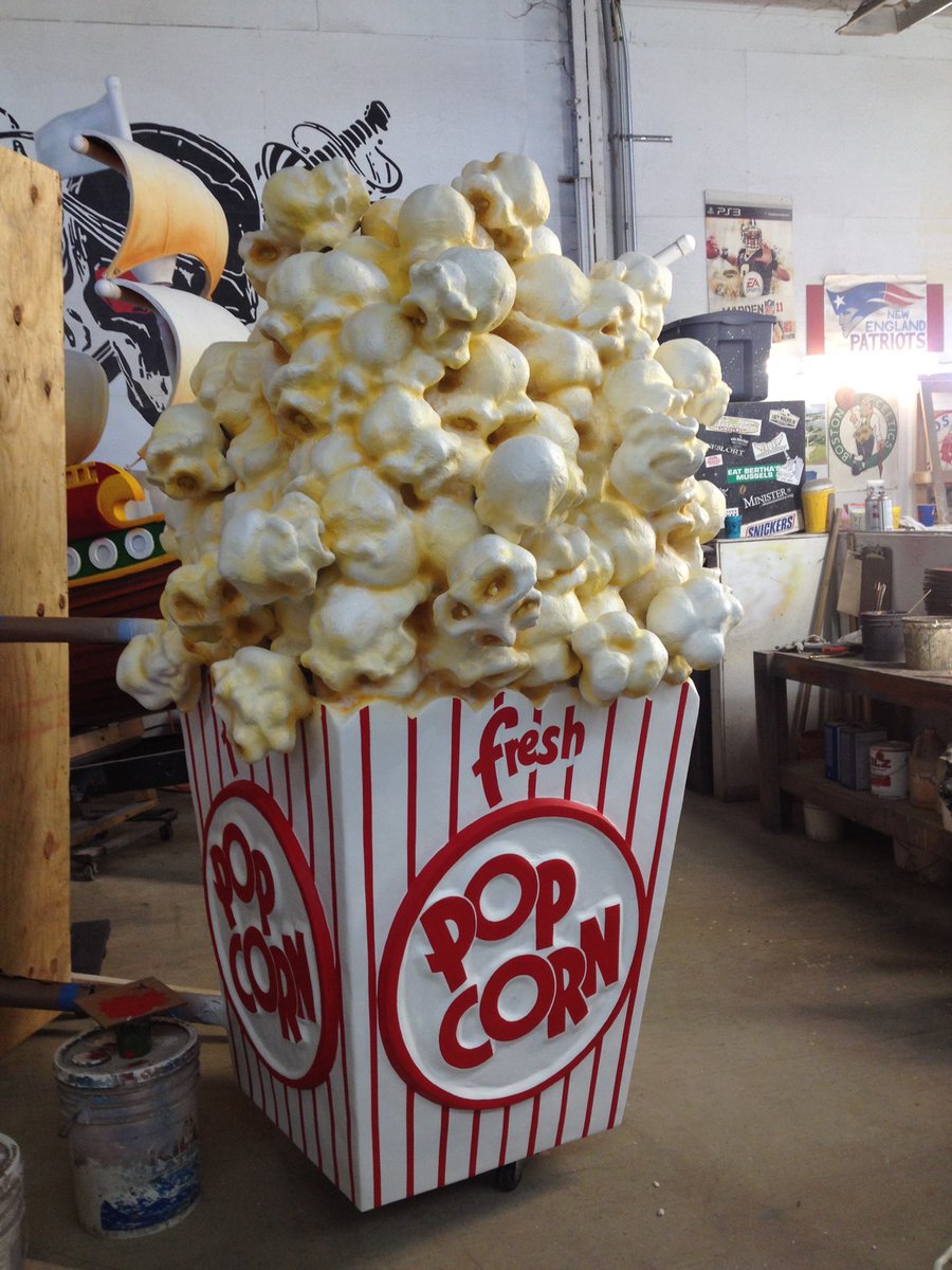 Giant Popcorn Box left for our client in Canada today. Movie marathon anyone? #movienight