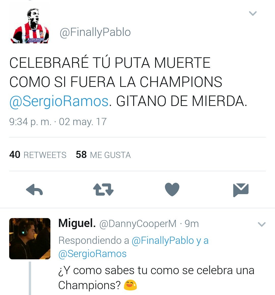 MeritoRMCF's tweet photo. El zasca se ha escuchado desde Lisboa hasta Milan https://t.co/2k98V5hMXH