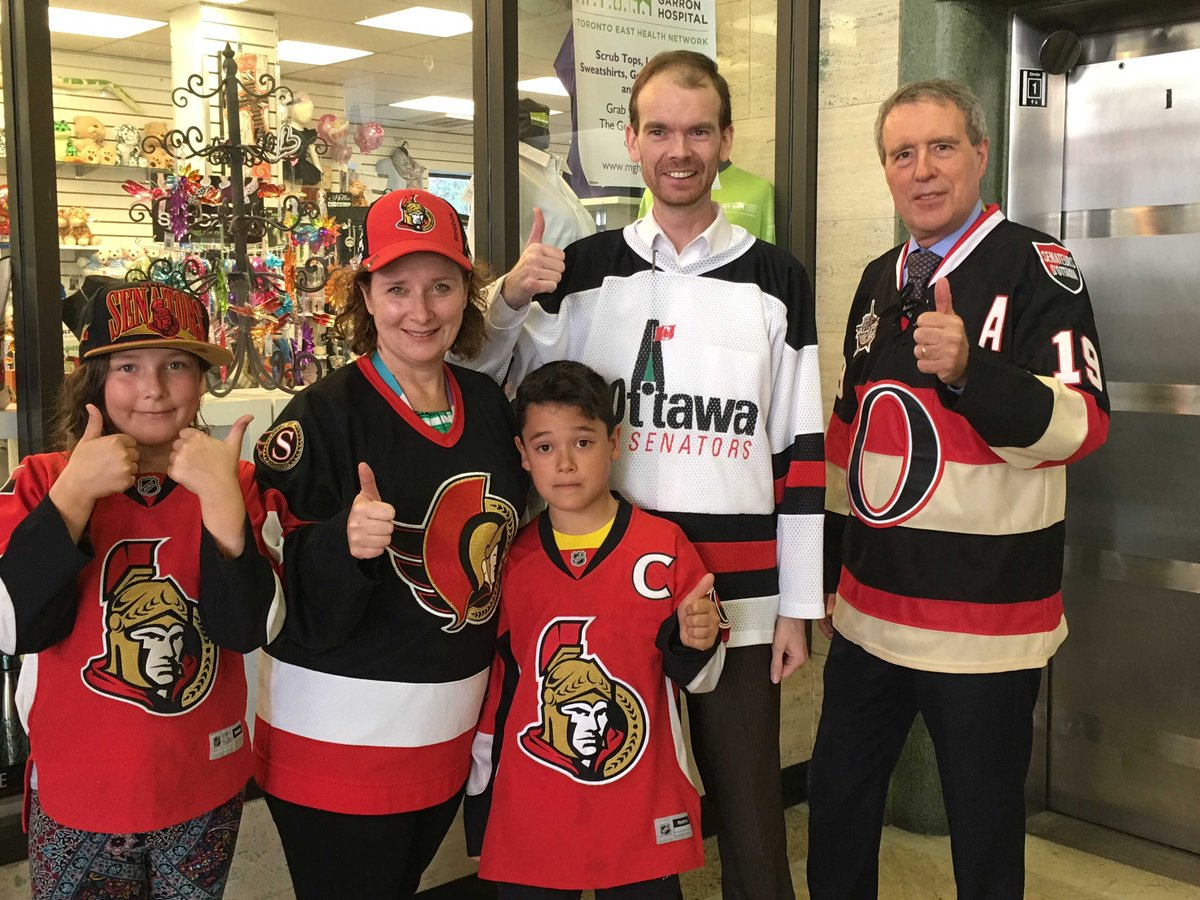 It's #GameDay &amp; many of us at #MichaelGarronHospital in  #Toronto r behind the <a href="/NHL_Sens/">Ottawa Senators</a> <a href="/MGHToronto/">Michael Garron Hospital</a> <a href="/SarahEDowney1/">Sarah Downey</a>