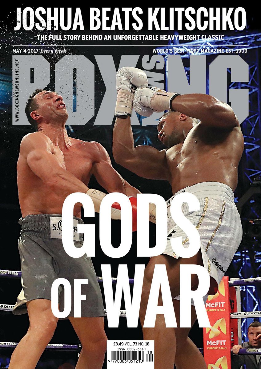 Anthony Joshua &amp; Wladimir Klitschko remind us why boxing is the greatest sport on earth: bit.ly/2oUKBVN #boxing #JoshuaKlitschko