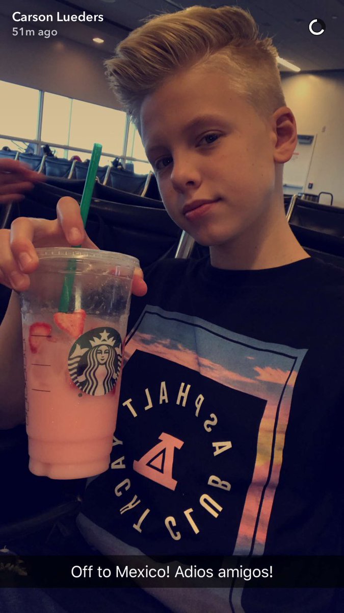 Carson Lueders On The Web On Twitter Snapchat Via