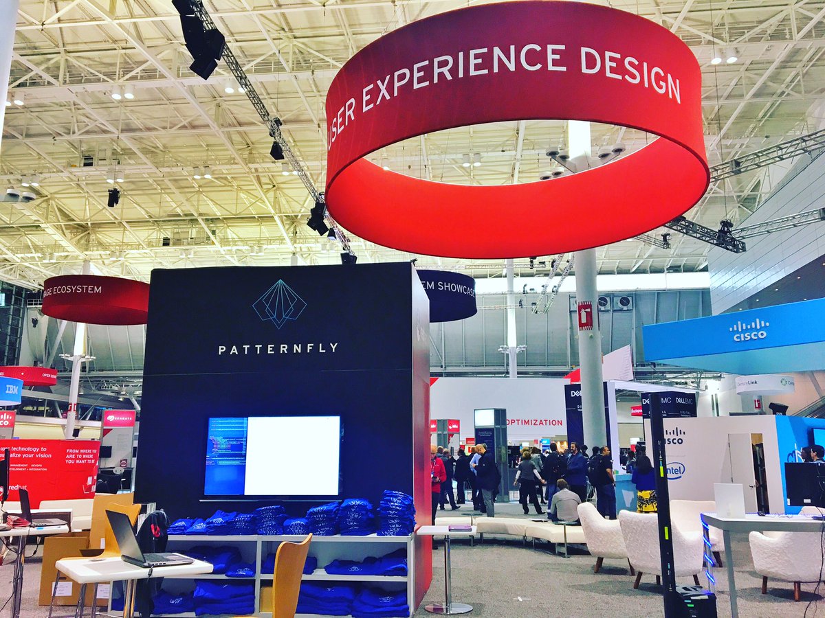 Stop by the @RedHatUXD booth in the Partner Pavilion to share your feedback on <a href="/redhatinc/">RedHatInc</a> products + get some swag! #RHSummit #RedHatUXD