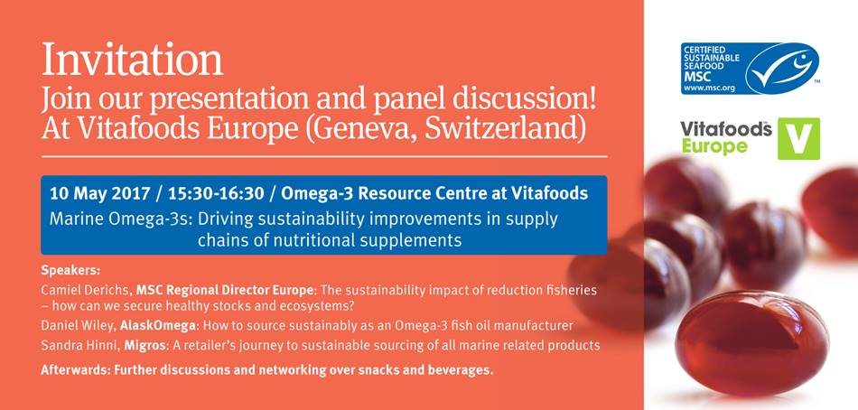 Check it out! <a href="/AlaskOmega/">AlaskOmega®</a> is presenting on Omega-3s and Sustainability @vitafoodseurope (Wed May 10th, 3:30PM) bit.ly/2ptz5kf